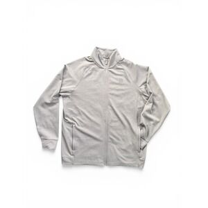 Bench Urbanwear Track Jacket Mens Large Gray Excellent Textured Full Zip